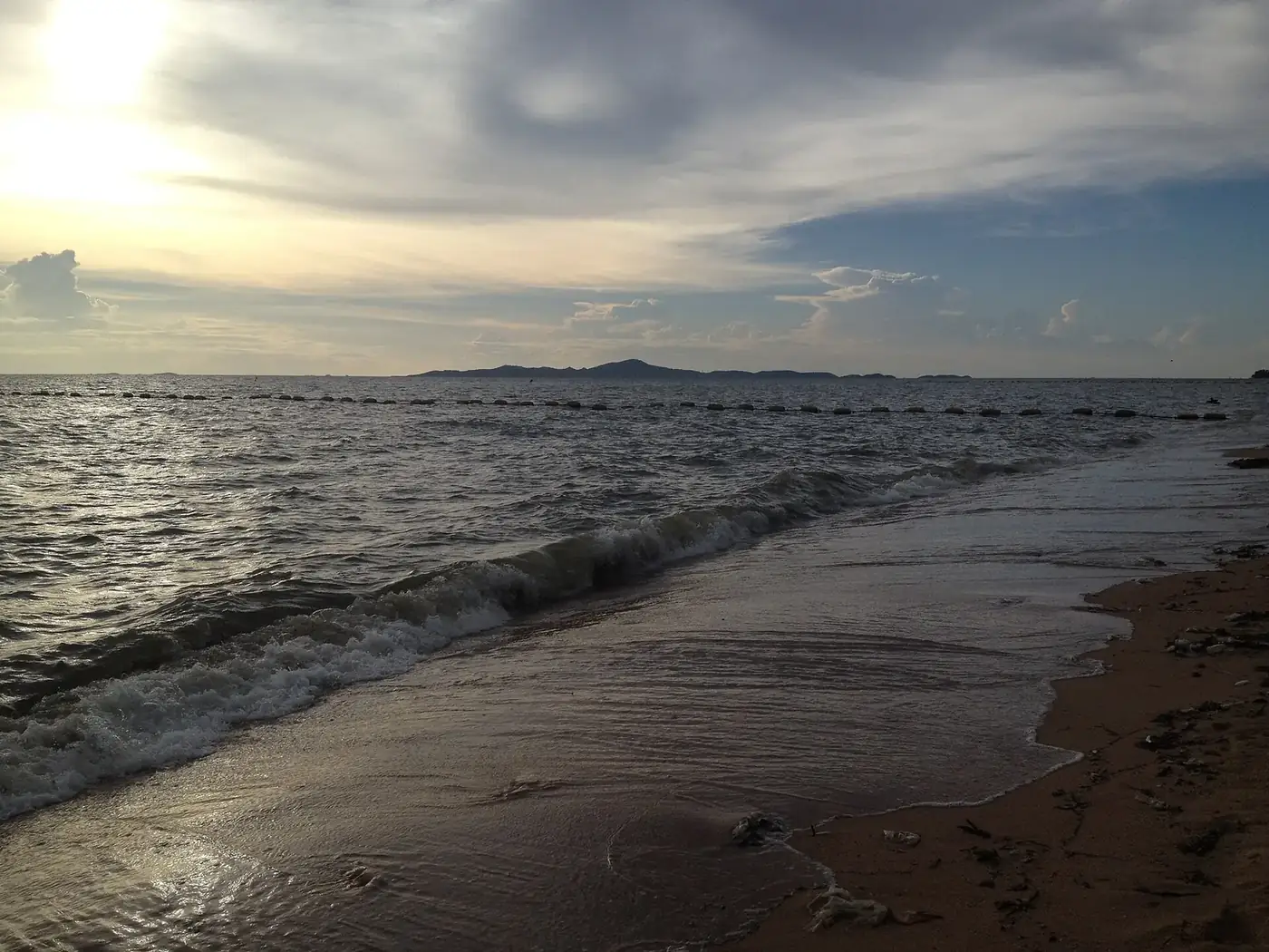 Jomtien Beach, a calmer base than central Pattaya, not a coworking office