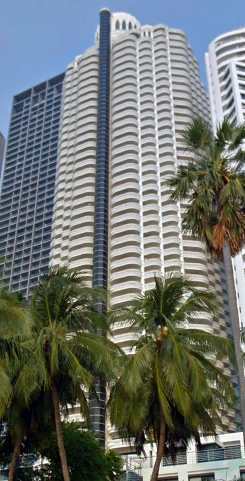 Sky Beach condominium towers at Wongamat, north Pattaya