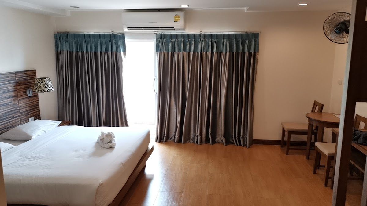 247 Boutique Hotel pool and grounds in Central Pattaya