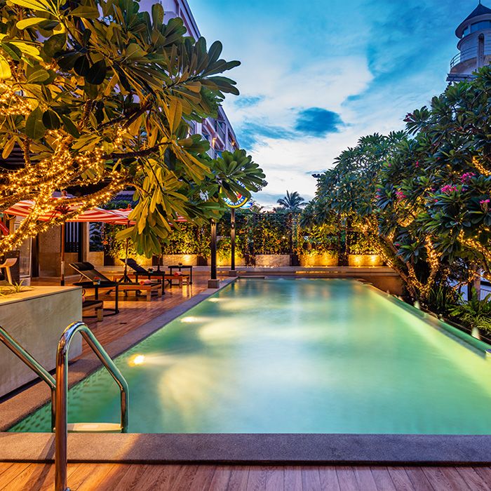 A-ONE Pattaya Beach Resort room interior in Central Pattaya