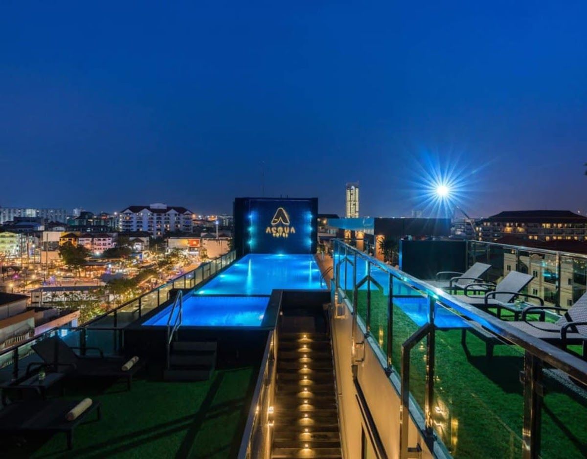 Acqua Hotel Pattaya exterior in Central Pattaya