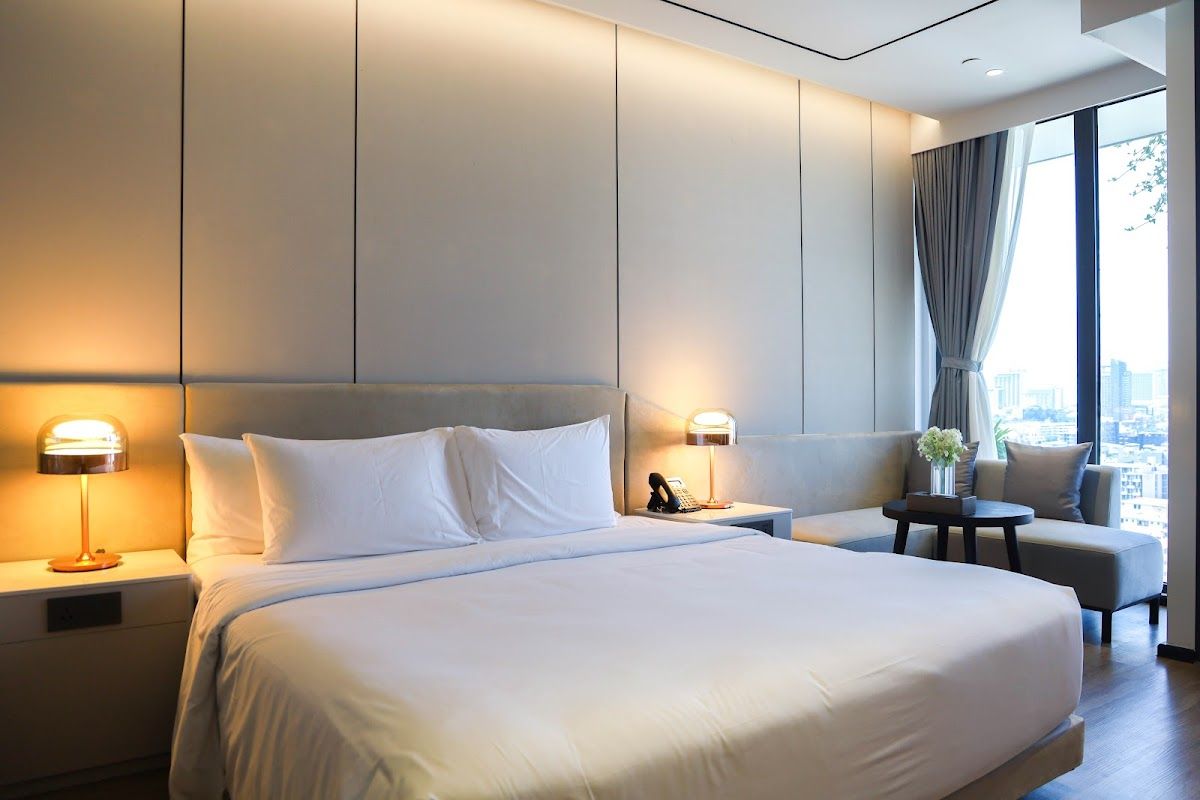 Arbour Hotel and Residence Pattaya pool and grounds in Central Pattaya