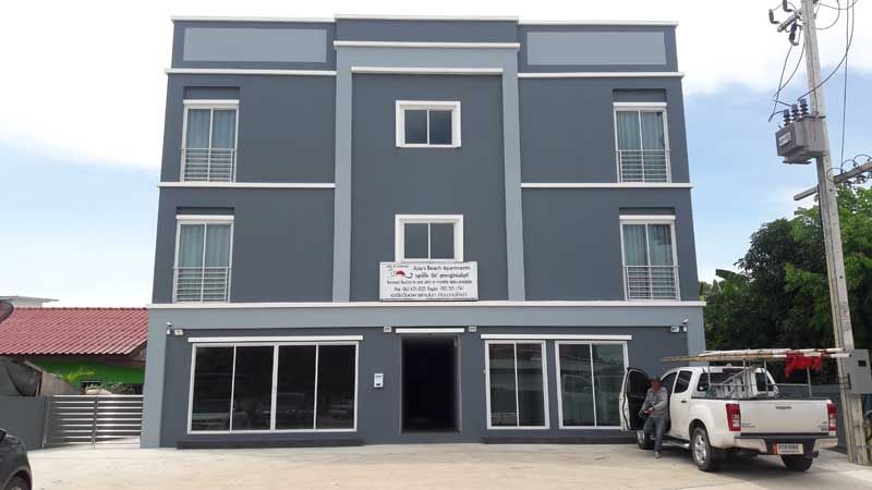 Asia's Beach Apartments exterior in Bang Saray