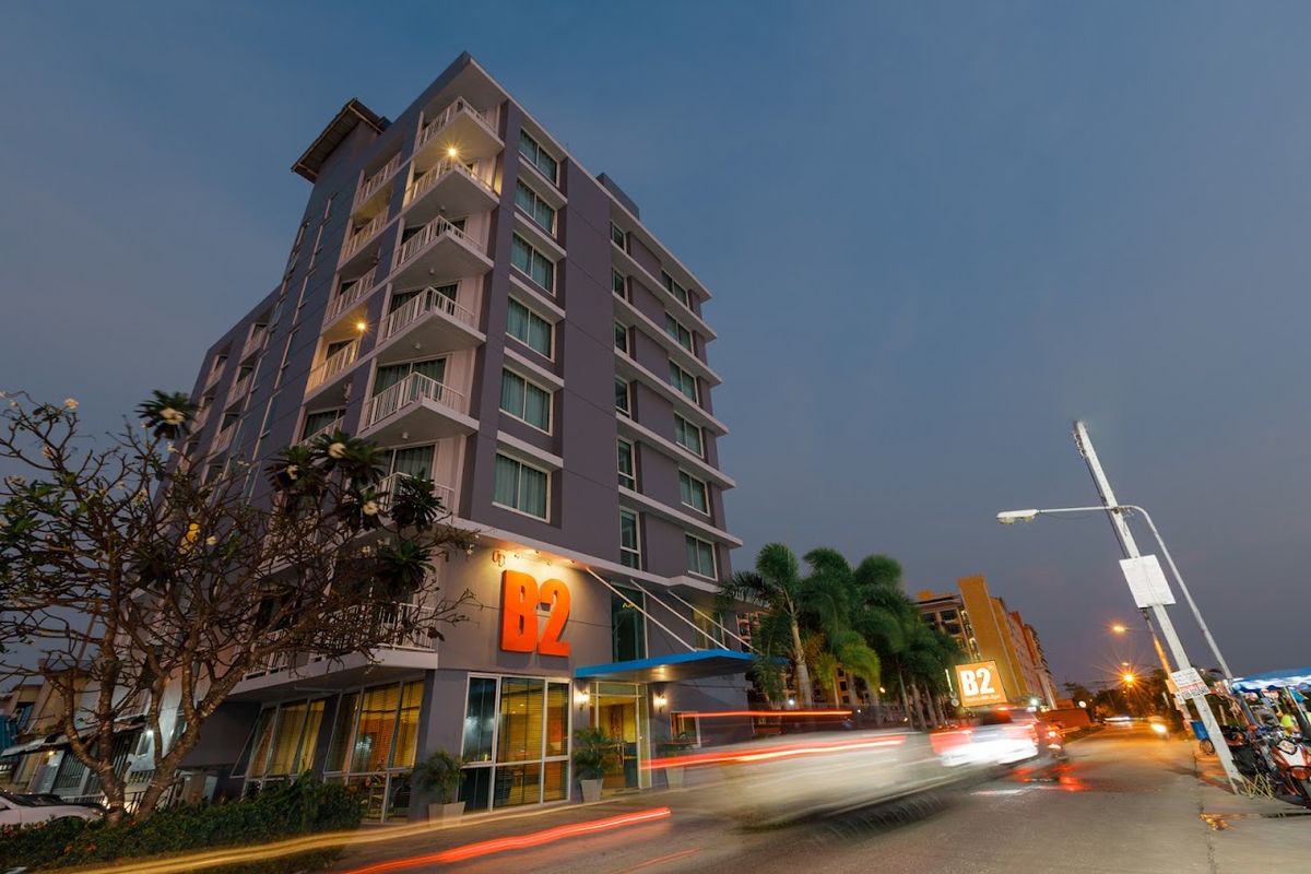 B2 Jomtien Pattaya Boutique & Budget Hotel exterior in Central Pattaya