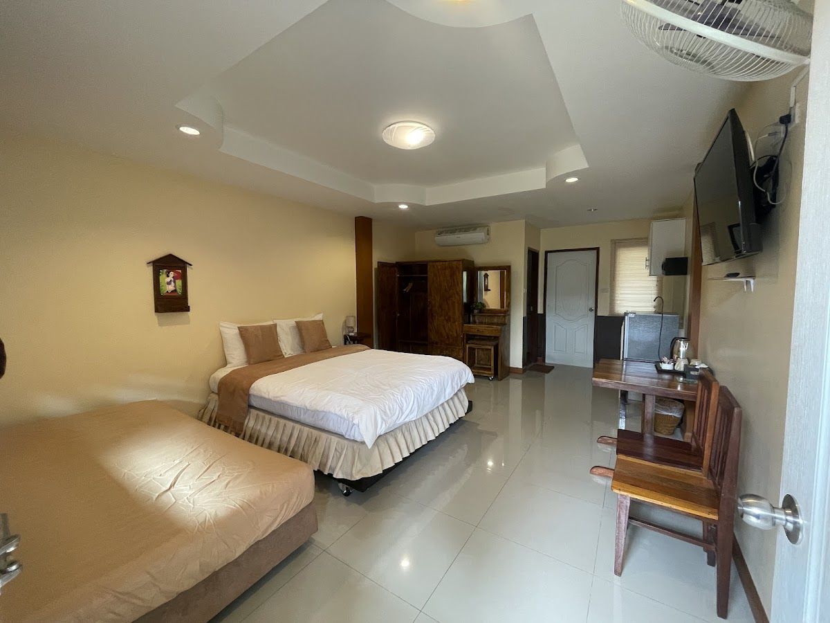 Baan Sooksiri Bangsaray pool and grounds in Bang Saray