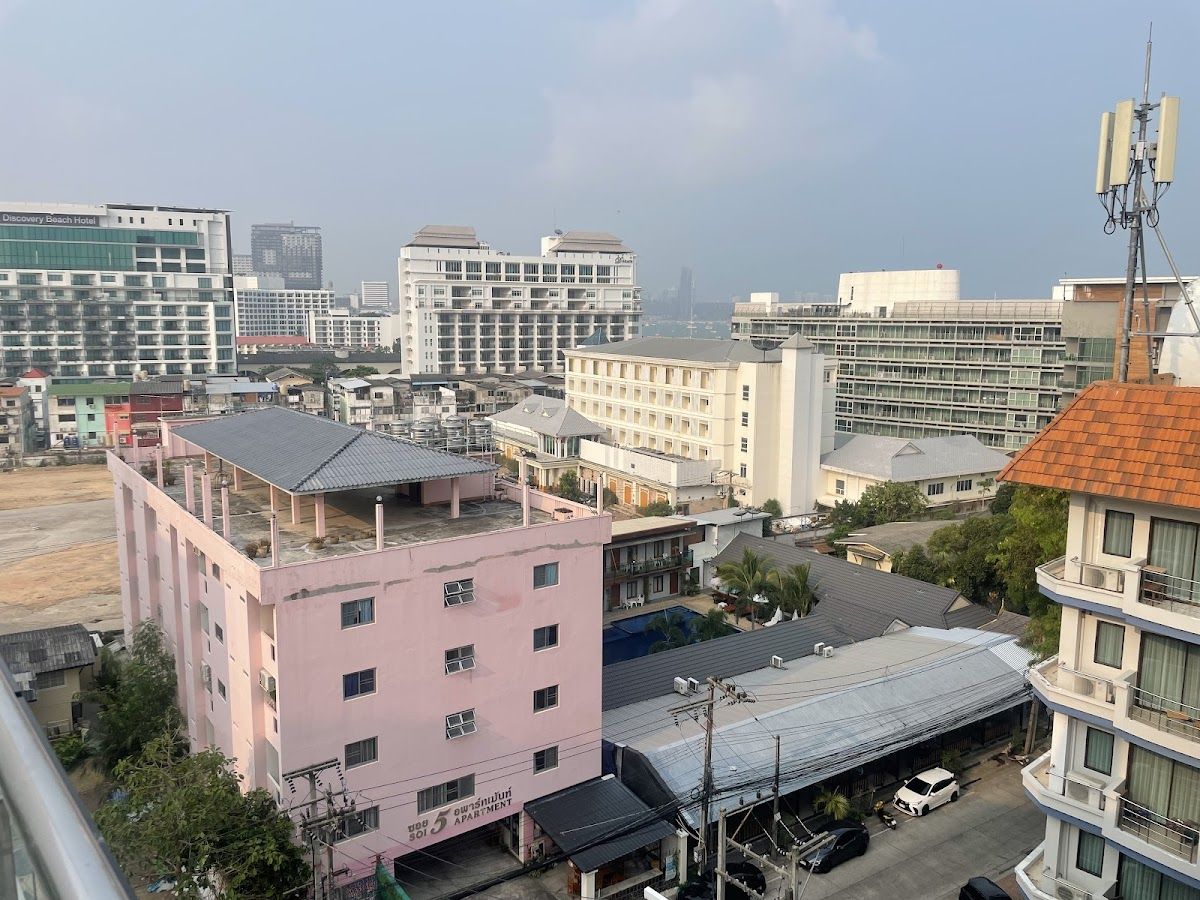 Blue Sky Hotel Pattaya exterior in Central Pattaya