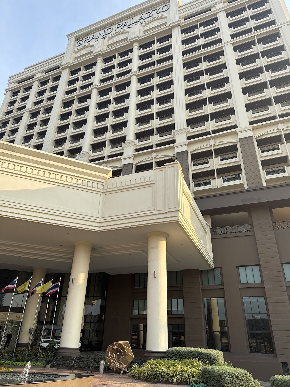 Grand Palazzo Hotel Pattaya exterior in Central Pattaya