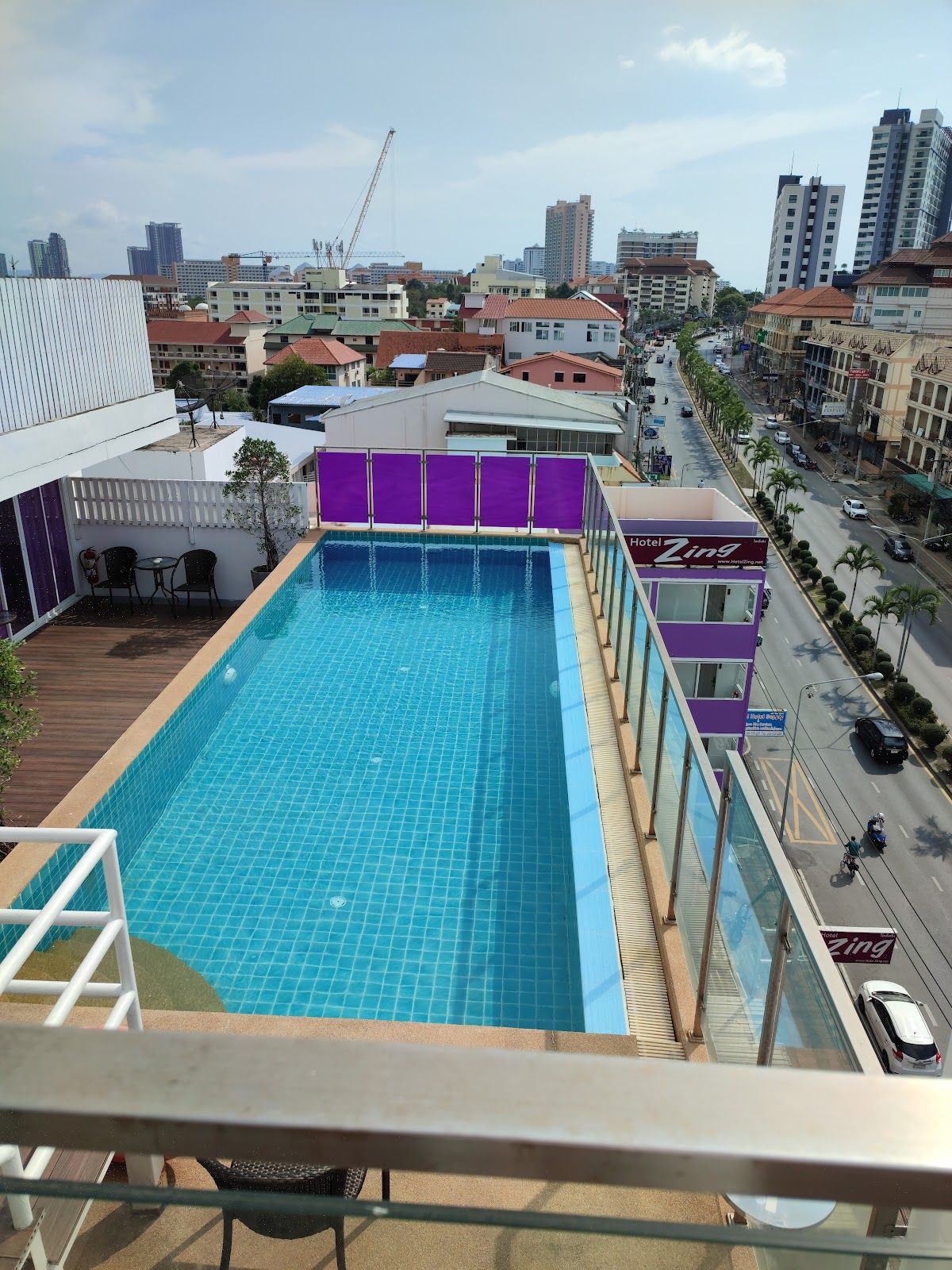 Hotel Zing room interior in Central Pattaya