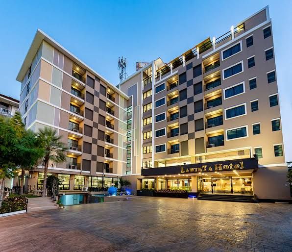 Lawinta Hotel exterior in Jomtien Beach
