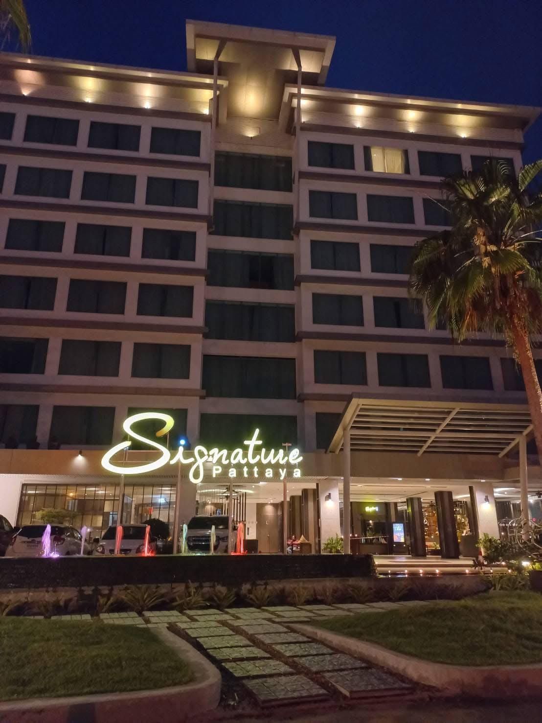 Signature Pattaya Hotel exterior in Central Pattaya