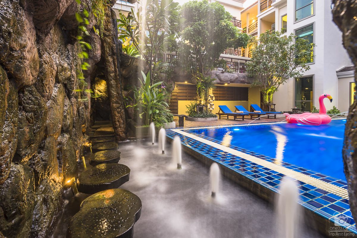 The Agate Pattaya Boutique Resort exterior in Central Pattaya