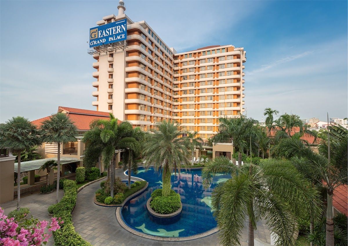 The Grand Palace Hotel Pattaya exterior in Central Pattaya
