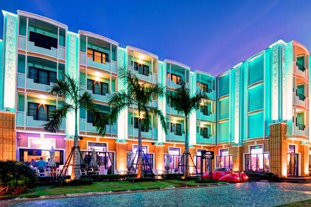 The Naklua Wave Hotel exterior in Naklua