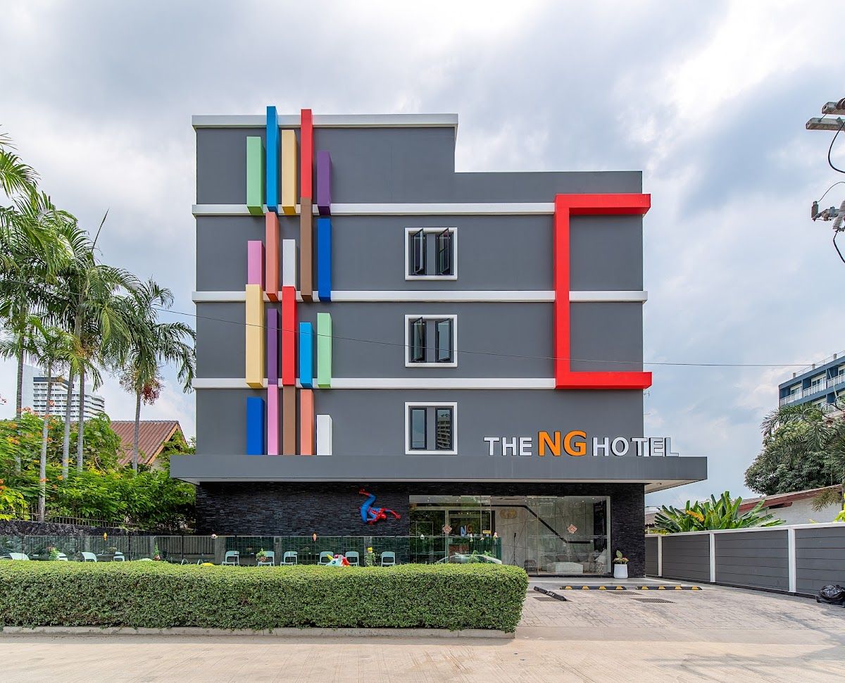 The NG Hotel exterior in Jomtien Beach