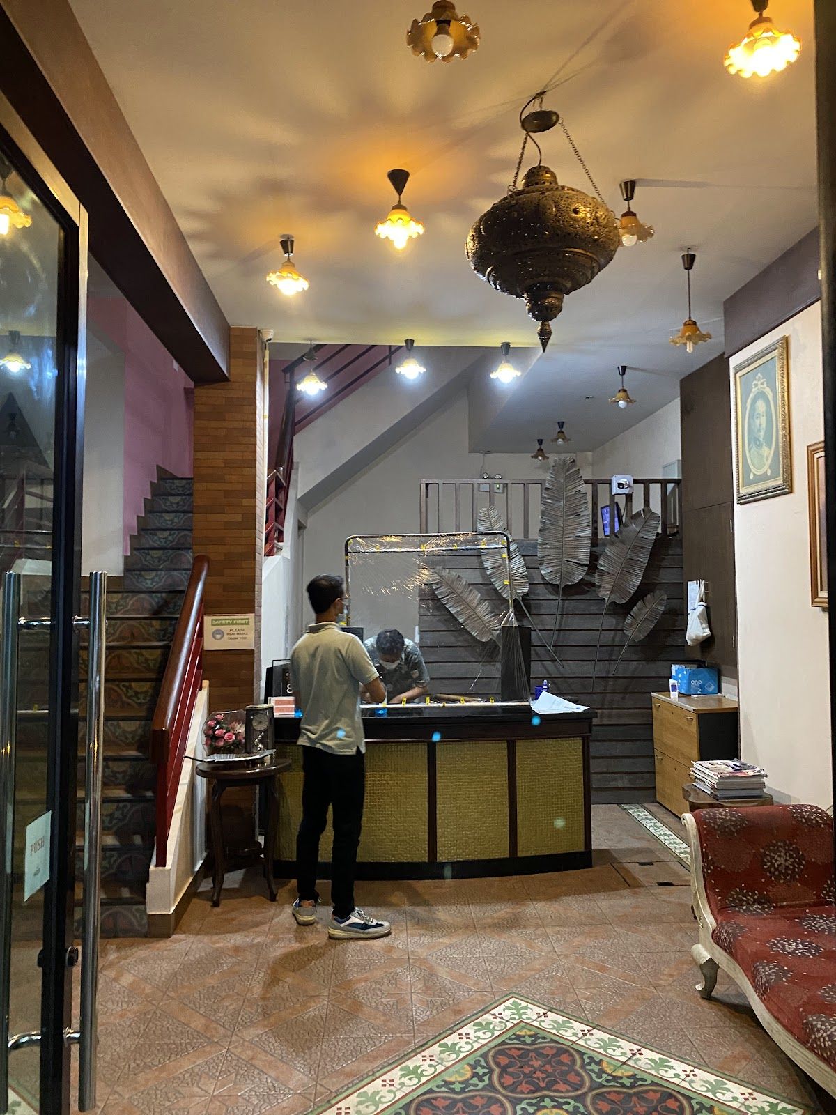 The Red Balcony Inn room interior in Central Pattaya