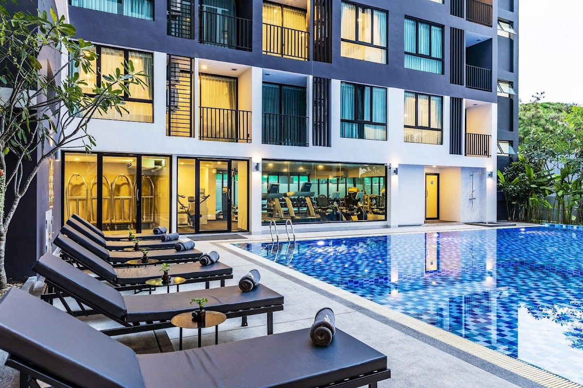 The Rizin Hotel & Residences exterior in Jomtien Beach
