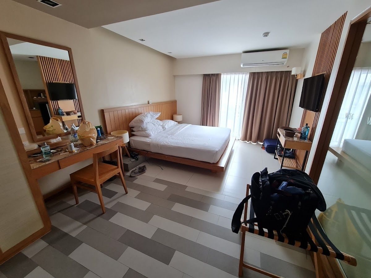 W14 Hotel pool and grounds in Walking Street