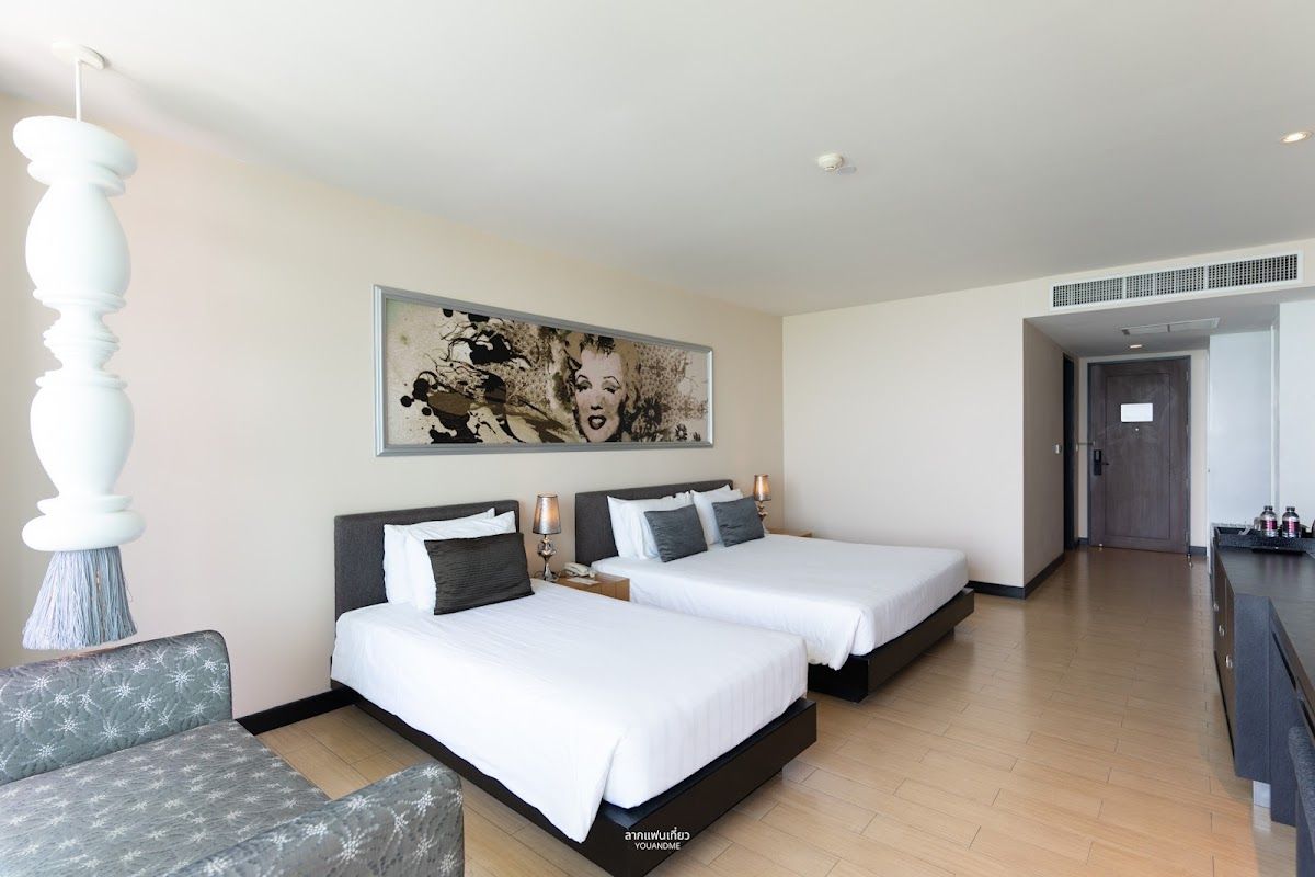 Way Hotel Pattaya pool and grounds in Central Pattaya